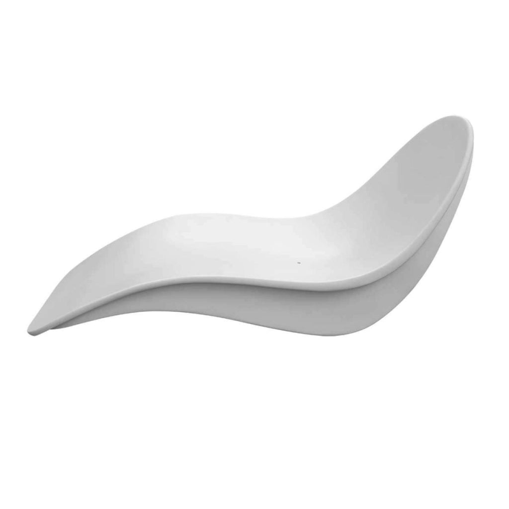 Sined Venere Chaise Longue In Vetroresina Forma Anatomica Perfetta Per Il Massimo Comfort Bianca