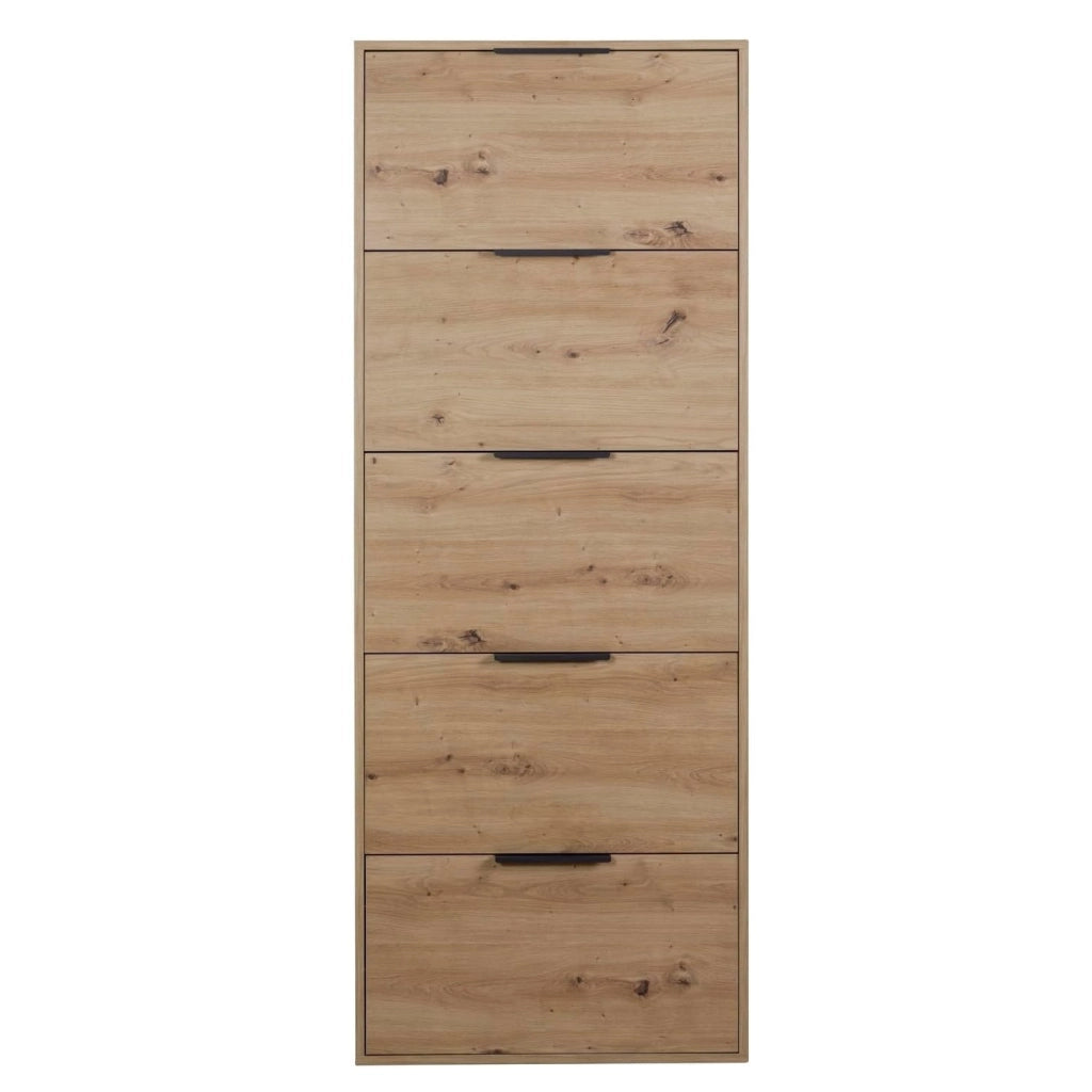 SCARPIERA ESPRESSO 5 RIBALTE 65X15XH174CM OAK