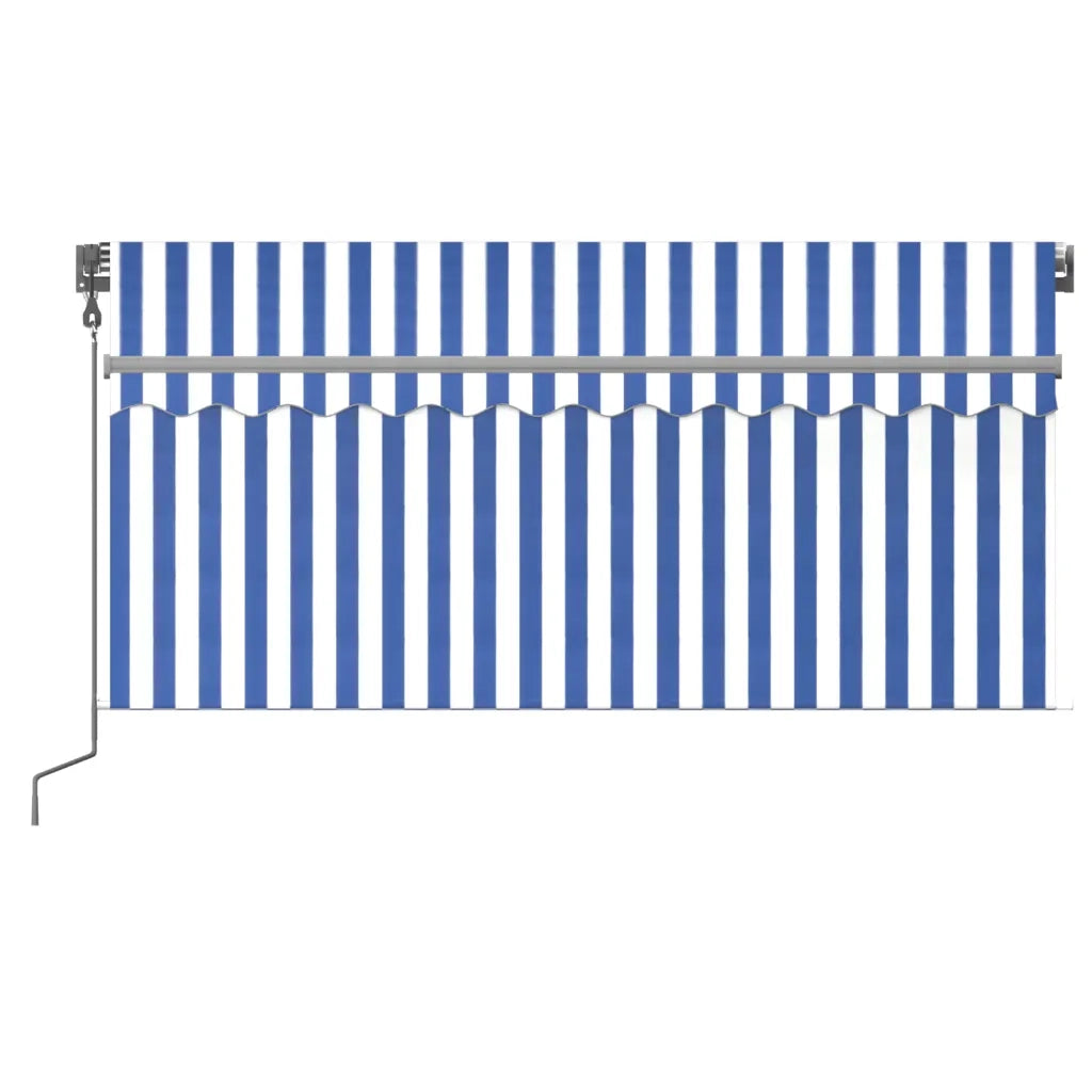Tenda Automatica LED Sensore Vento 3,5x2,5m Arancione Marrone 3069411
