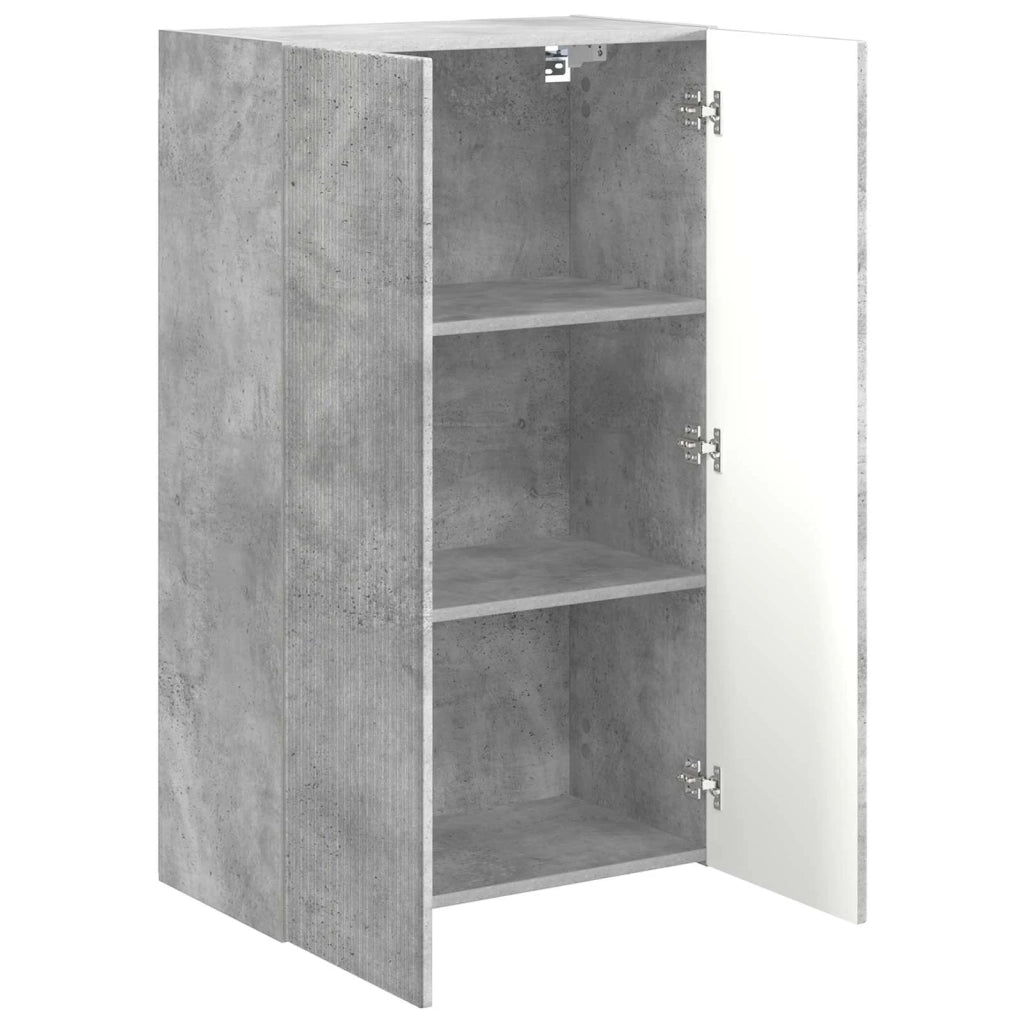 Mobile TV da parete Grigio cemento 59,5 x 31 x 100 cm 892372