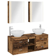 Set di mobili per il bagno 5 pcs Legno antico 3406973