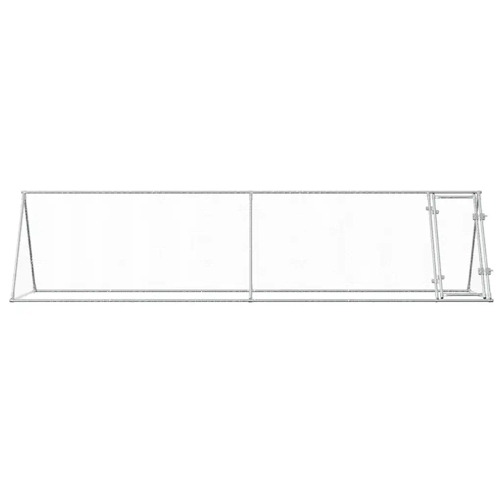 Gabbia per Polli Argento 400x105x91 cm in Acciaio Zincato 172558