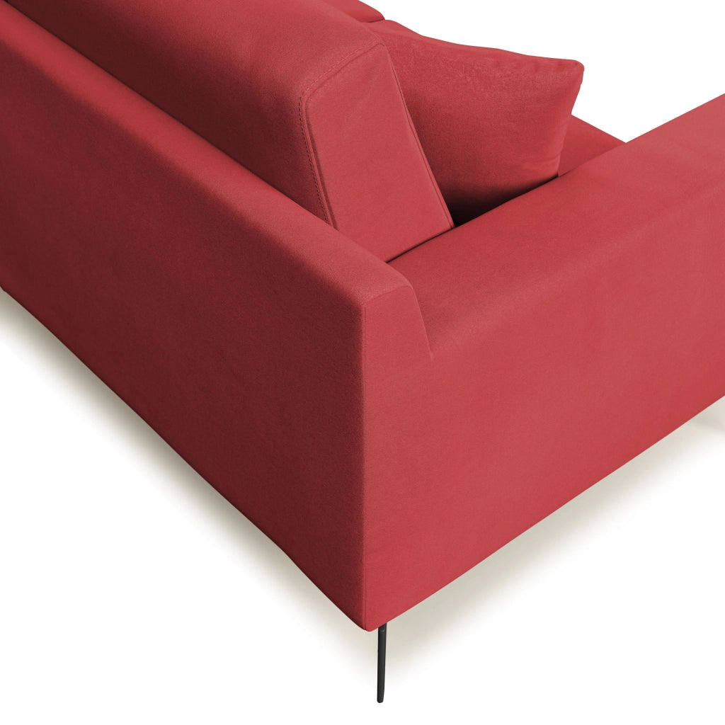 Prestige Divano design moderno T11 166 cm rosso