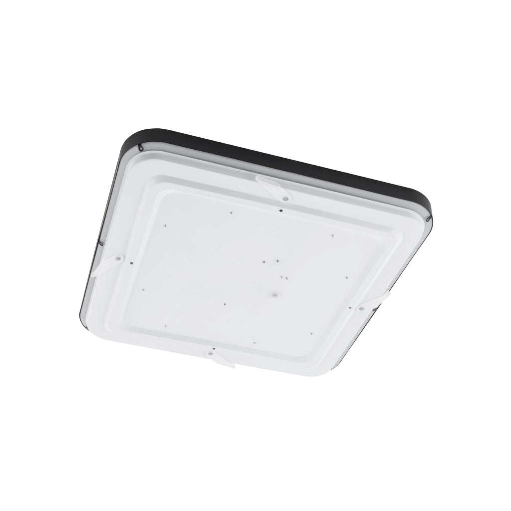 Plafoniera bagno Agnes LED 32W 43,5cm IP44 nera Nowodvorski