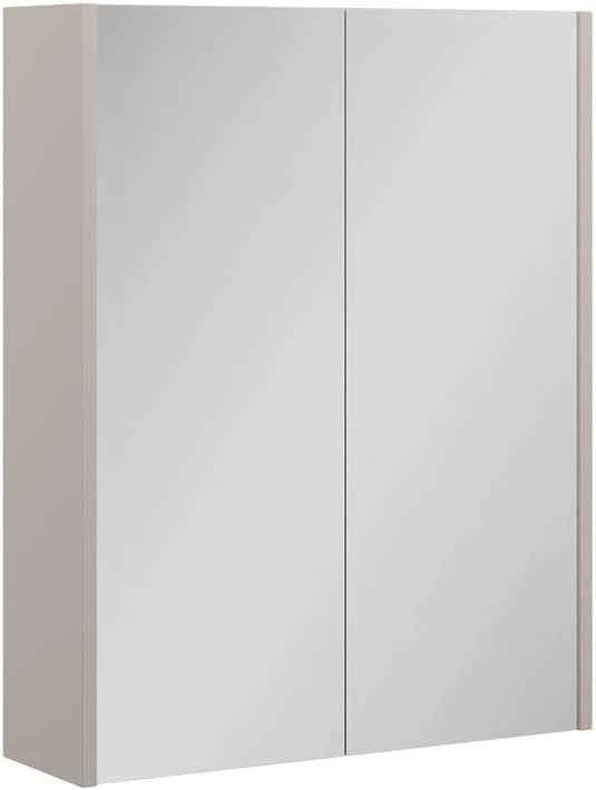 Specchio contenitore bagno Ruford, Cachemire, 60 x 75.8 cm con 3 scomparti chiusi, adatto per la conservazione salvaspazio di accessori da bagno