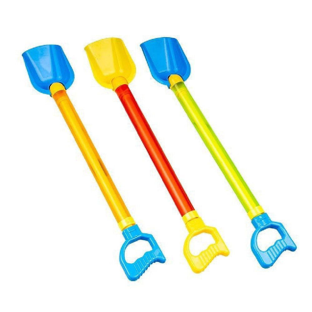 Trade Shop - Tubo Spara Acqua 53 Cm Paletta Gioco Mare Bambini Con Maniglia 3 Col Ass 6560015 -