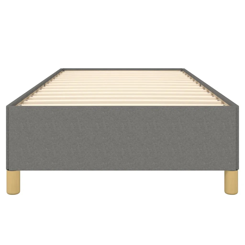 Giroletto senza Materasso Grigio Scuro 80x200 cm Tessuto 347118