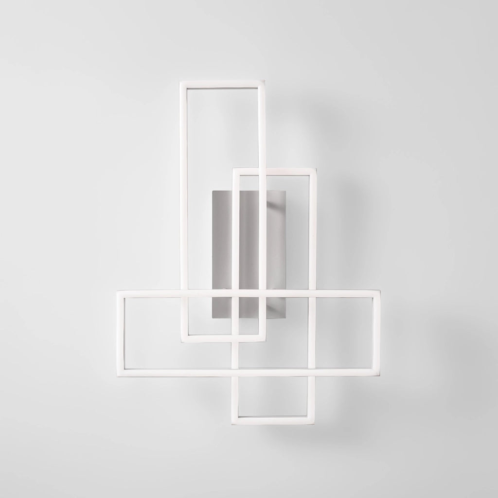Plafoniera LED Dyana P 60W 3093lm 3000K in Alluminio Bianco Satinato, Dimmerabile a Taglio di Fase, Luce Diretta - Gealuce