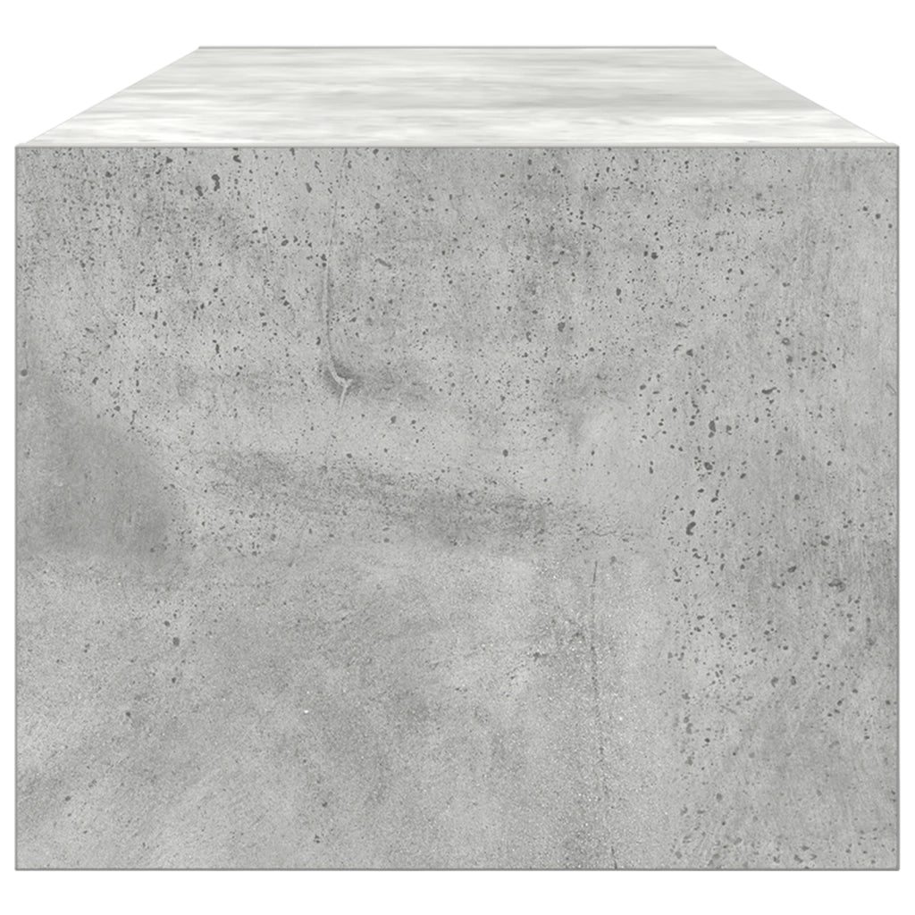 Mobile TV Grigio Cemento 100x31x25,5 cm Legno Ingegnerizzato