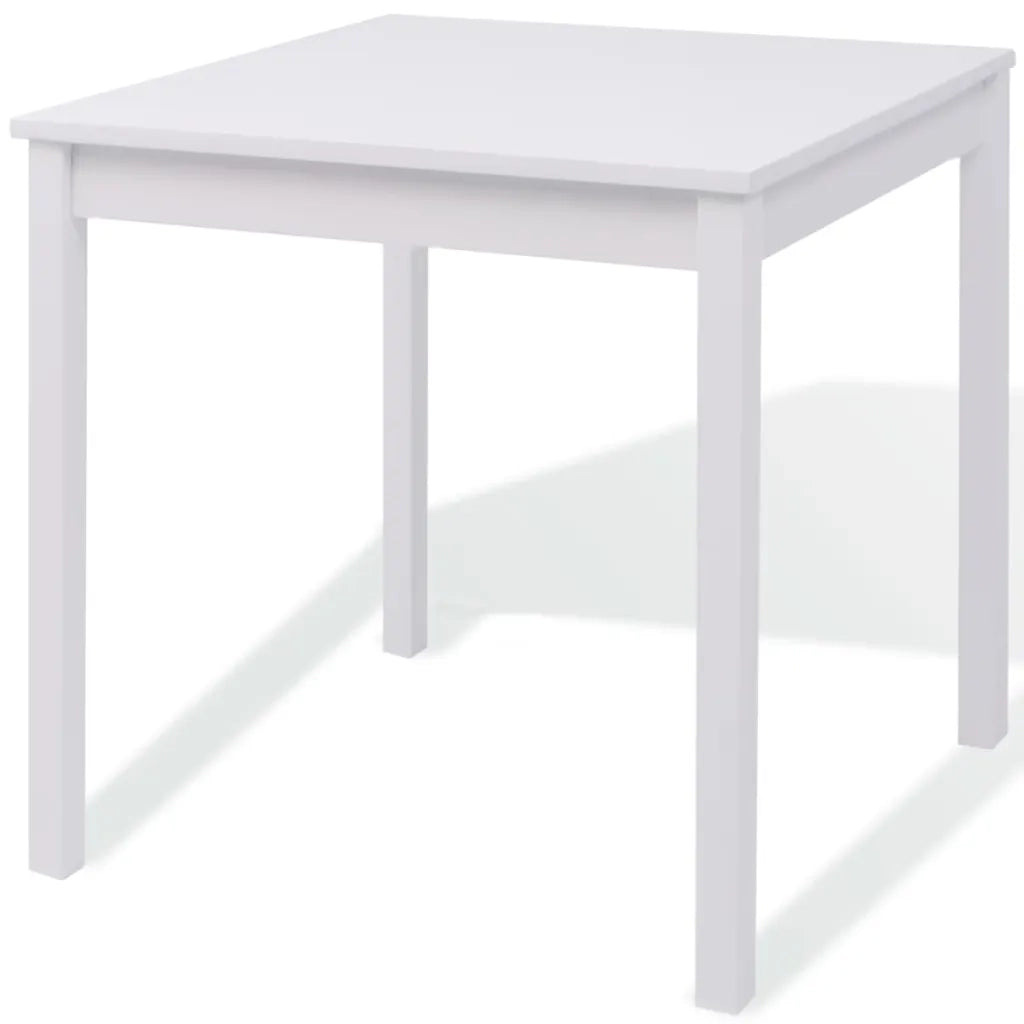 Set Tre Pezzi da Pranzo in Legno di Pino Bianco CFW1467281