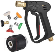 Kit di pulizia ad alta pressione per auto, 4000PSI, bocchetta di alta pressione per uso domestico con connettore M22/14, stile 3