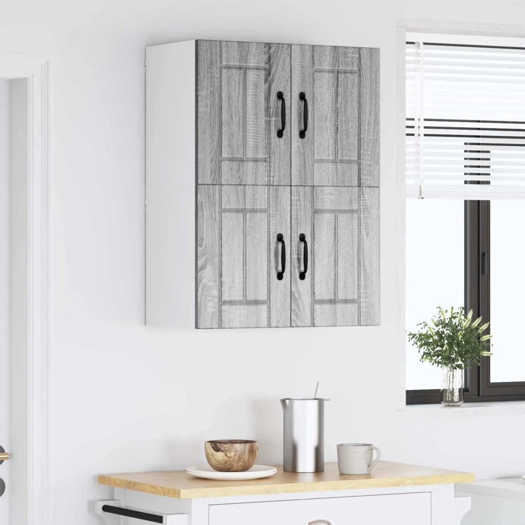 Armadietto a muro LUCCA 2 pcs Grigio Sonoma 60 x 31 x 40 cm