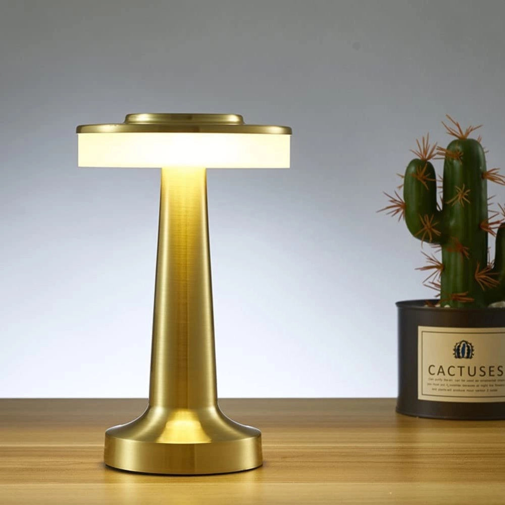 Trade Shop - Lampada Scrivania Led Portatile 3 Sfumature Luce Touch Usb Ricaricabile Q-tl145 -