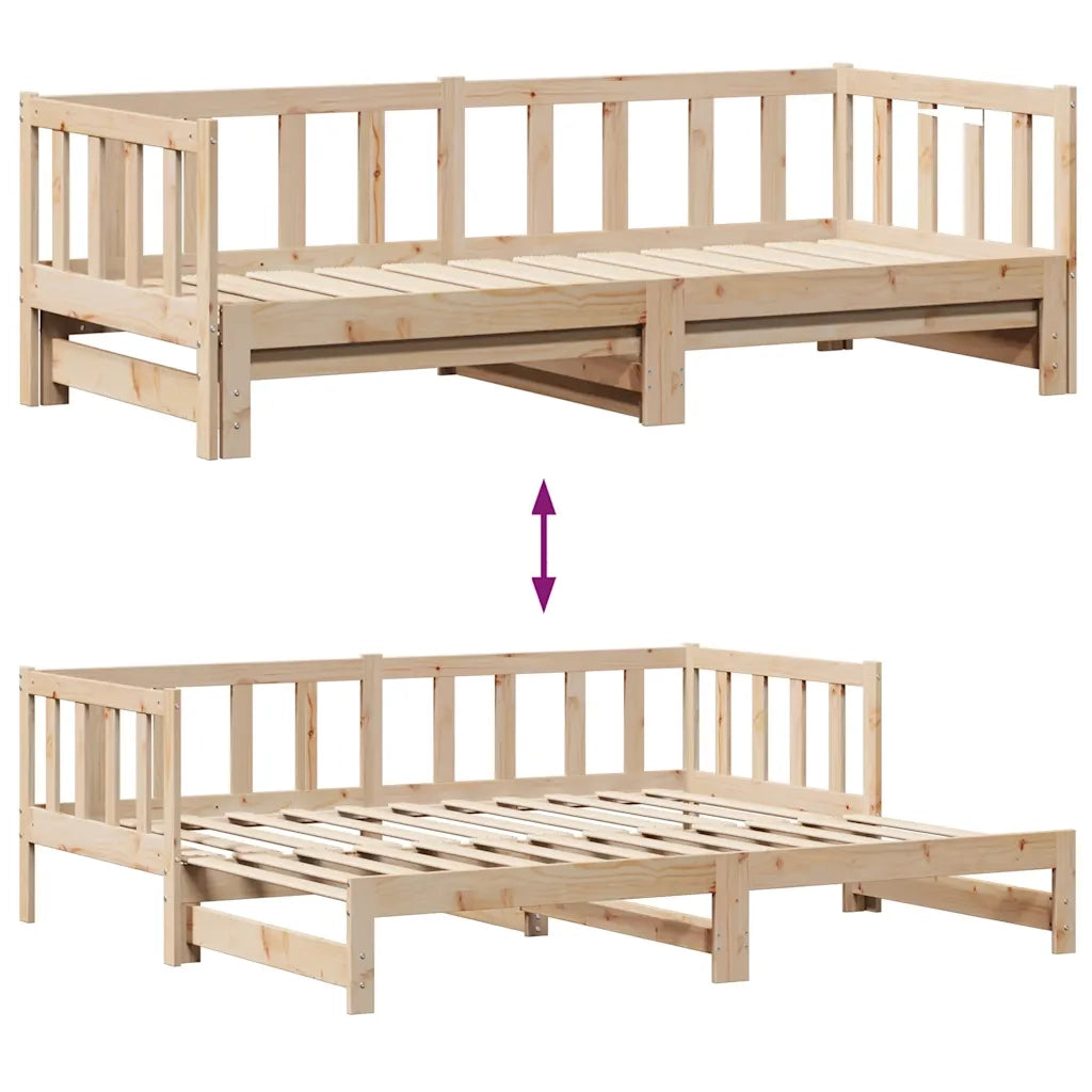 Divano Letto Estraibile con Cassetti senza Materasso-Sofa Letto-Daybed 90x200 cm 475864