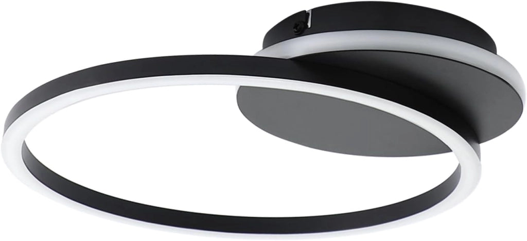 ZMH Lampada da soffitto plafoniera LED moderna 24W metallo 3000K per cucina corridoio