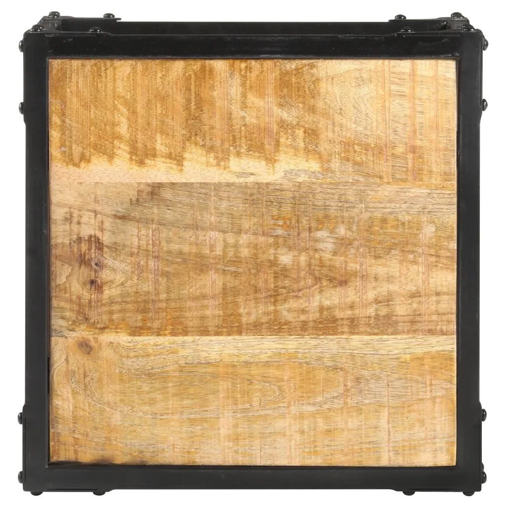 Tavolino da CaffÃ¨ 40x40x36 cm in Legno Massello di Mango Grezzo cod mxl 57209