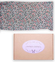 Tessuto di Tarlatana e Lavanda per Terapia del Calore e del Freddo - Ideale per Dolore al Collo e alla Schiena - Coperta di Cotonatura Lavabile 48x15 cm