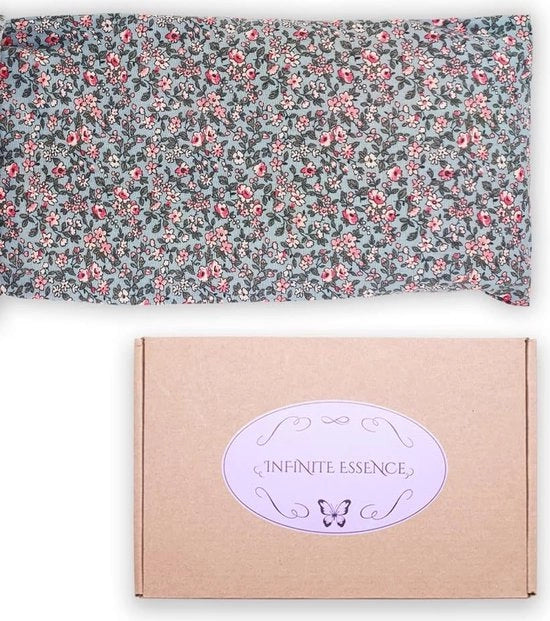 Tessuto di Tarlatana e Lavanda per Terapia del Calore e del Freddo - Ideale per Dolore al Collo e alla Schiena - Coperta di Cotonatura Lavabile 48x15 cm
