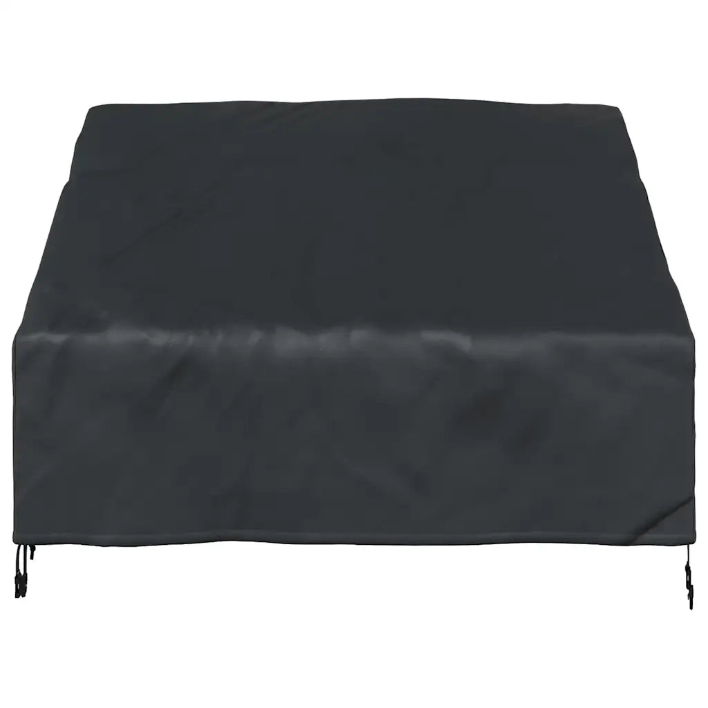 vidaXL Copertura per panchina da giardino 130 x 95 x 40 / 80 cm