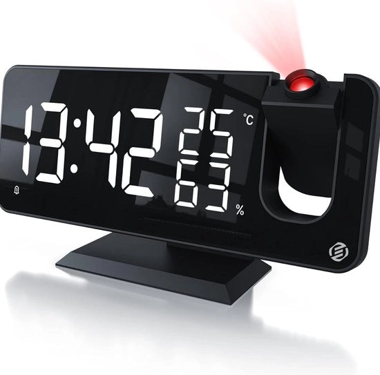 Radio Alarmando con Orologio - Radio a Batterie - Radio a Orologio - Radio a Batterie con Orologio - Radio DAB - Radio con Funzione Orologio DAB