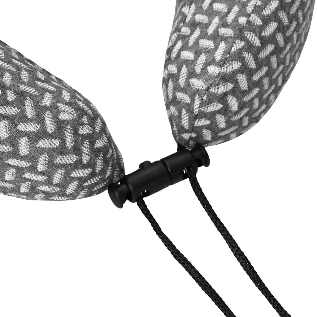 Cuscino da Viaggio per il Collo Grigio 30 x 28 x 14 cm CFW9787179