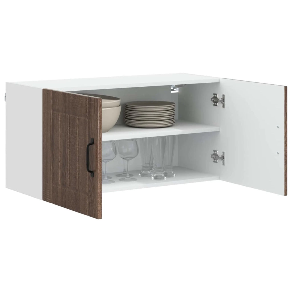 Armadietto a muro LUCCA Rovere Marrone 80 x 31 x 40 cm