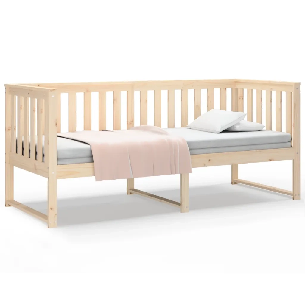 Dormeuse senza Materasso 80x200 cm in Legno Massello di Pino
