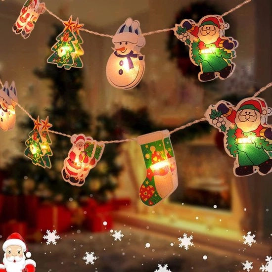 Decorazione di Natale a LED da 20 figure - illuminazione a LED da 2,5M - alta qualità