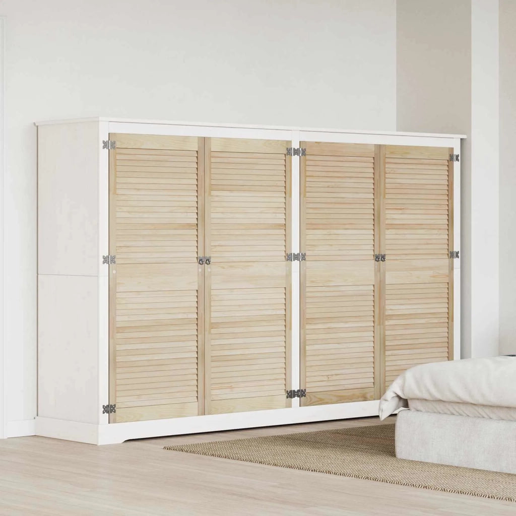 Porta per Armadio 4 pcs Naturale 140,5 x 2,1 x 59,5 cm 3394499