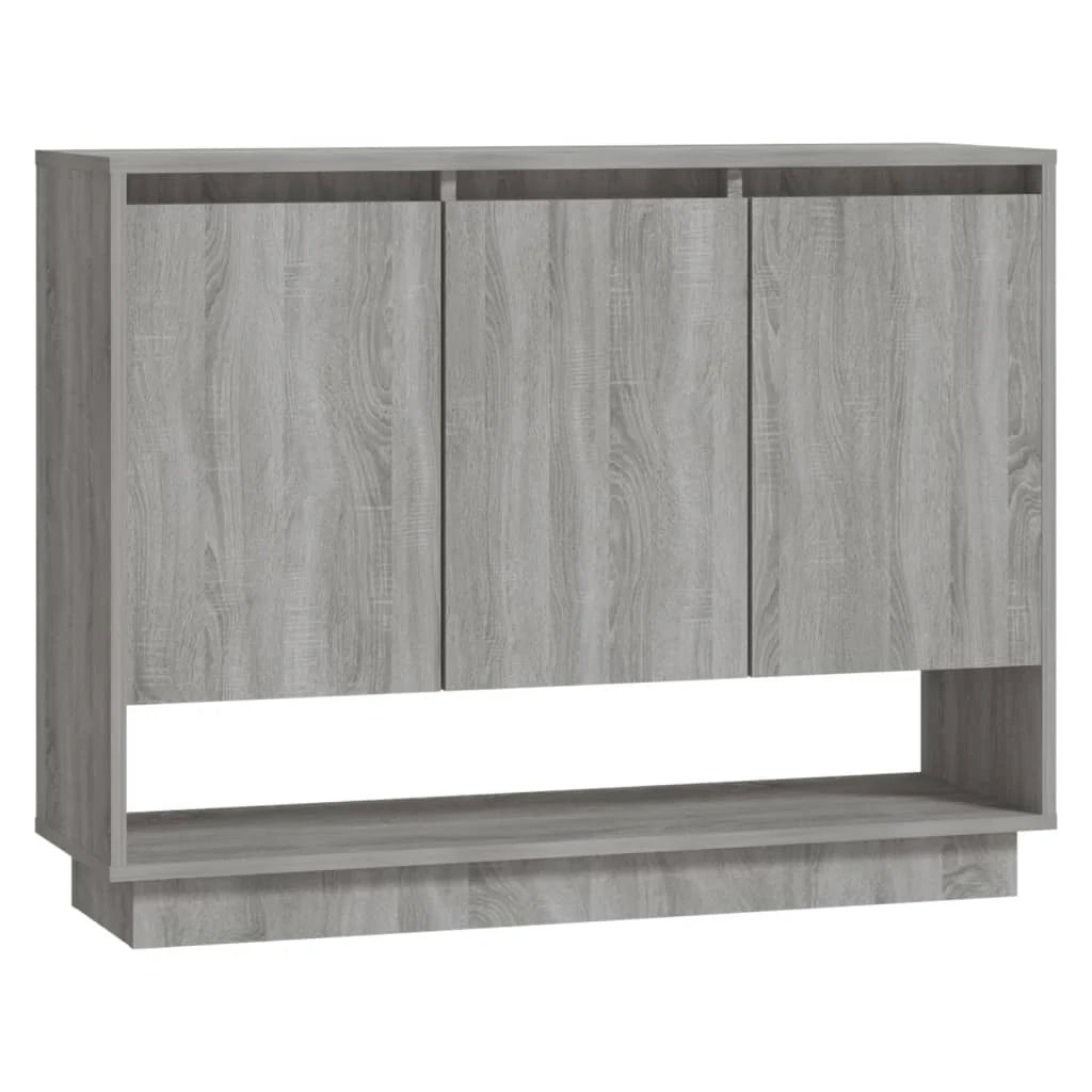 Buffet credenza cassettiera armadio mobile contenitore organizer cucina soggiorno salotto Sonoma 97 x 31 x 75 cm legno ingegnerizzato grigio 02_0036559