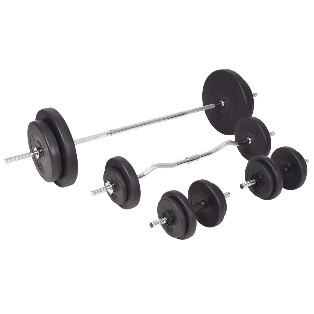 Panca Reclinabile con Rack Bilanciere e Set Manubri 90 kg 275371