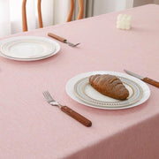 Tavolo con Copertura Impermeabile e Lavabile per Molti Utilizzi - 130 x 220 cm, Rosa