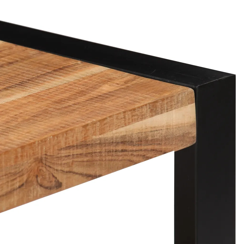 Tavolino da Salotto-Tavolino da soggiorno 60x60x40 cm in Legno Massello di Acacia