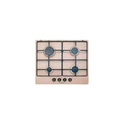Glem Gas GT64SA Piano Cottura Gas 4 Fuochi 60cm Griglie Smaltate Sabbia