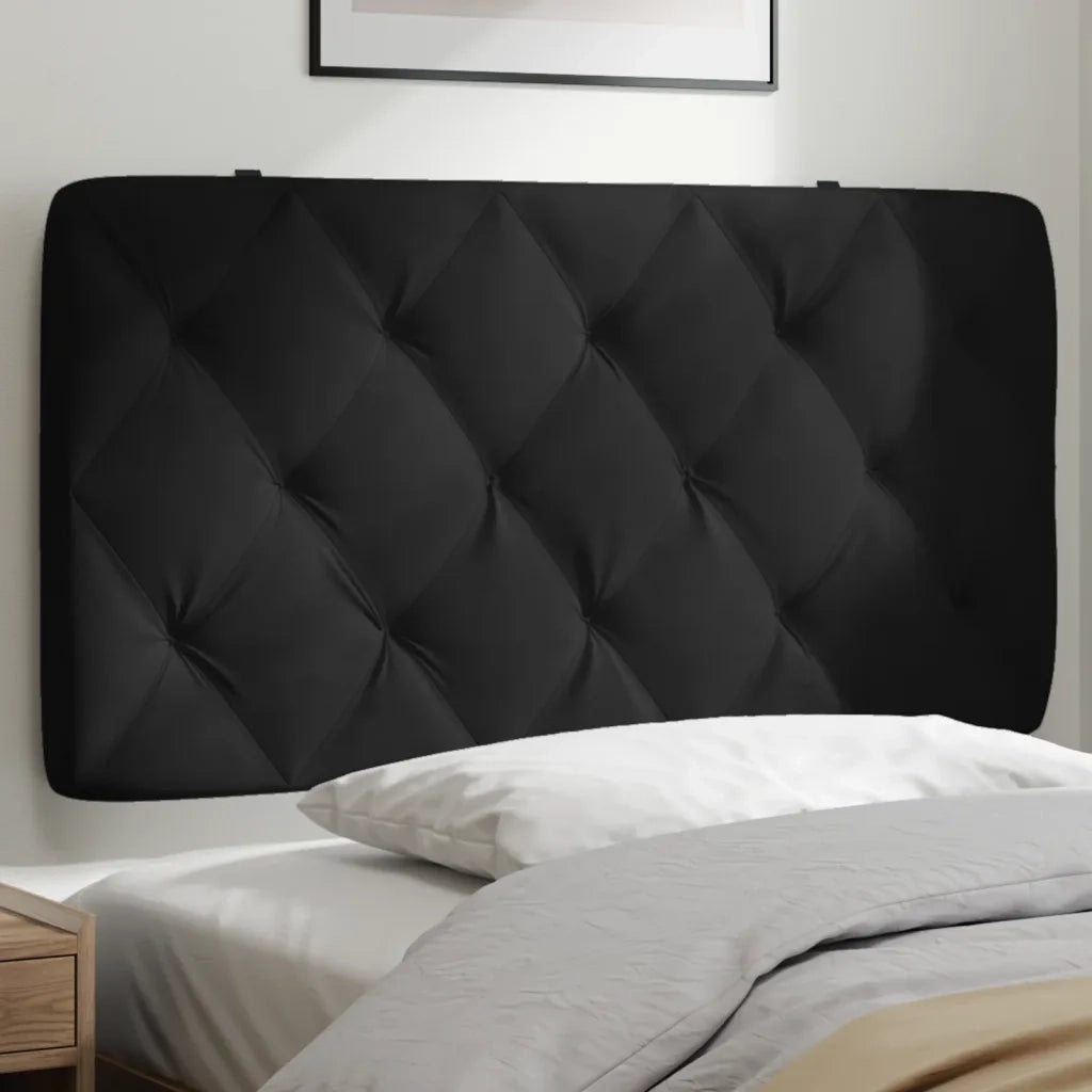 Cuscino Testiera Nero 100 cm in Velluto CFW5481265