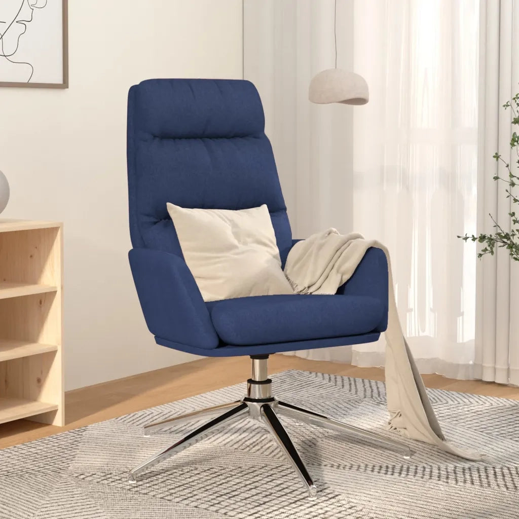 Sedia Relax Blu in Tessuto cod mxl 14074