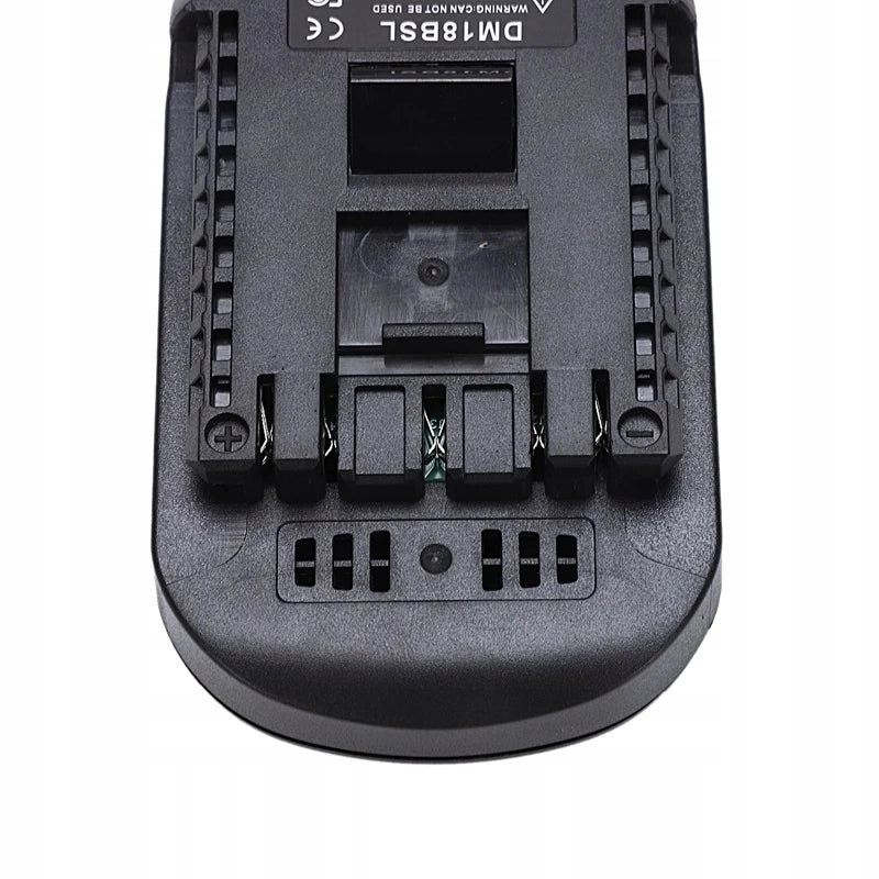 Adattatore Batteria Dewalt/Milwaukee per Bosch 18V (DM18BSL) – Compatibile con Utensili Bosch 18V, Porta USB 5V 2.1A