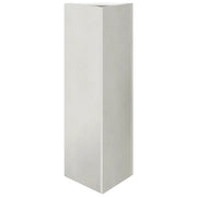 Fioriera | Cassetta per fiori | Vaso da Giardino Triangolare 30x26x75 cm in Acciaio Inox