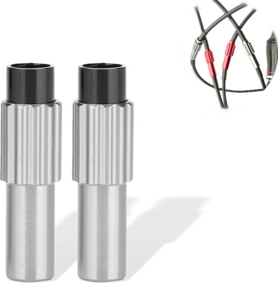 Regolatore di cavo leggero per bicicletta accessoriabile e antiscivolo, in acciaio inossidabile per l'estate.