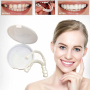 Trade Shop - Denti Finti In Silicone Per Sorriso Perfetto Dentiera Copri Denti Uso Quotidiano -