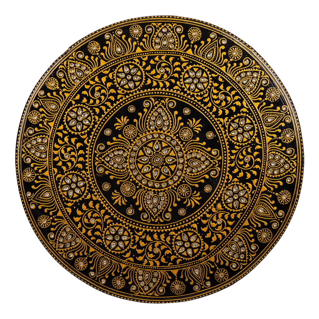 Tavolo in legno dipinto artigianale 45x45x45 h cm