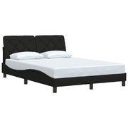 Giroletto senza Materasso Nero 120x200 cm Tessuto