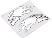 Stickers per Auto con Testa 3D - Materiale in Gomma Sottile - 2 Pezzi - Resistenti alle Corrosioni e Duraturi