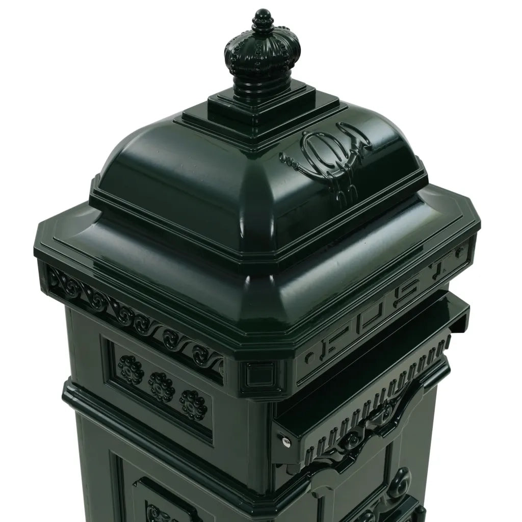 Cassetta della Posta in Alluminio Inossidabile Vintage Verde CFW5111149