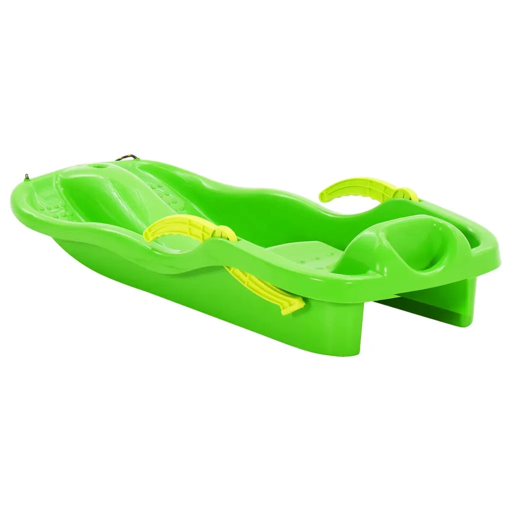 Slittino con Freni Verde 87x40x18 cm in Polipropilene 93715