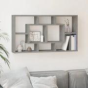Scaffale a Muro 8 Scomparti Grigio Cemento cod mxl 33196
