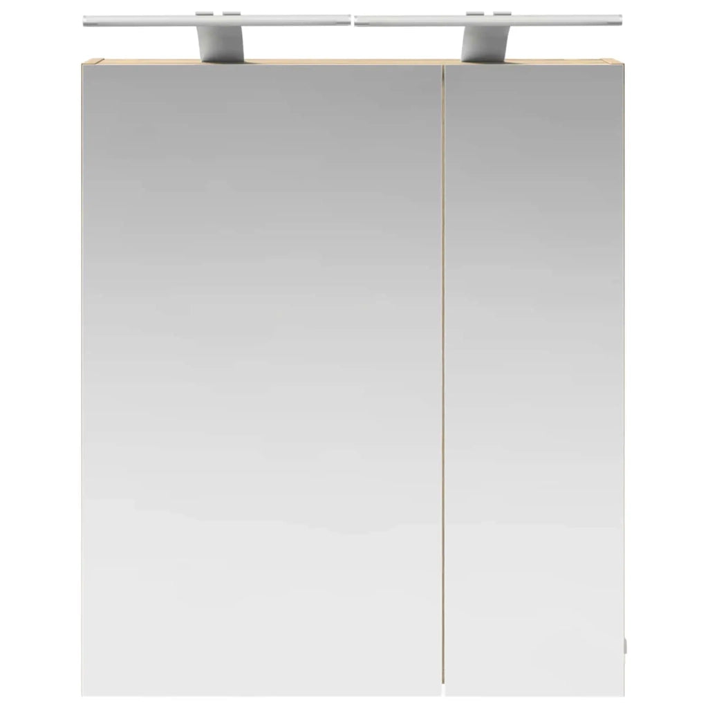 Mobiletto per specchio da bagno Rovere Sonoma 60 x 14,5 x 70 cm 889065