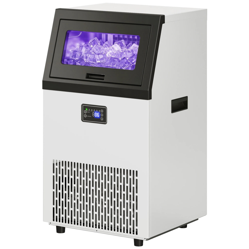 Macchina per Ghiaccio Commerciale ¨C Minimal ¨C Acciaio Inox 55kg/24h 13kg Serbatoio