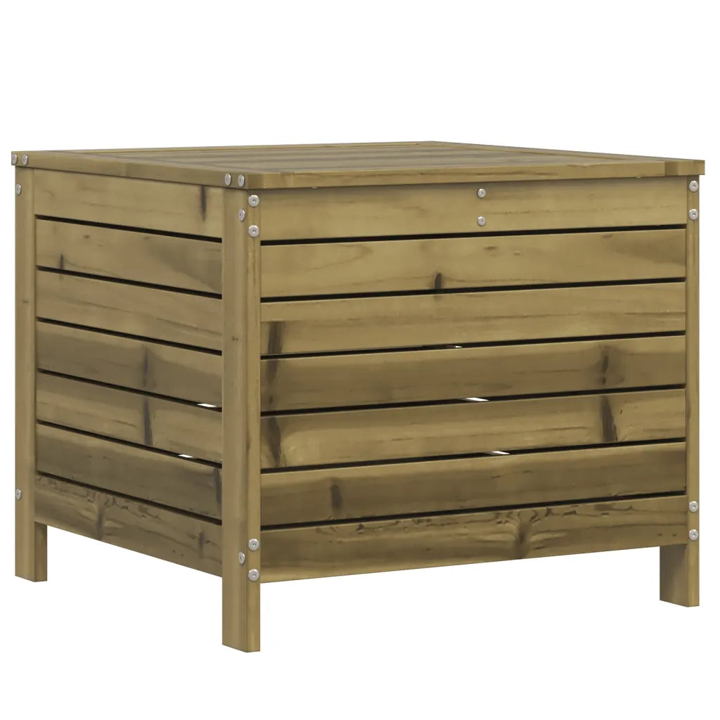 Poggiapiedi da Giardino 62x63,5x53,5cm Legno Impregnato di Pino 844907