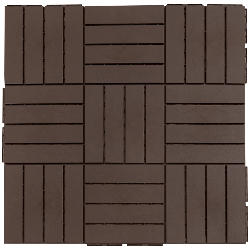 Pavimentazione per esterni ¨C zephmum ¨C 9x30x30 cm marrone